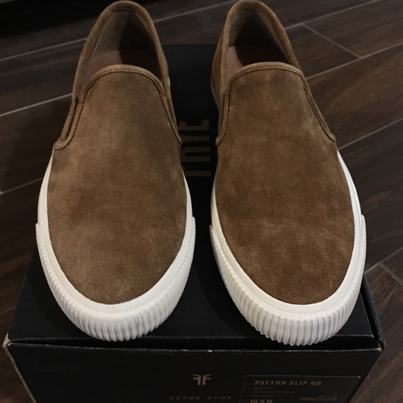 frye slip on mens